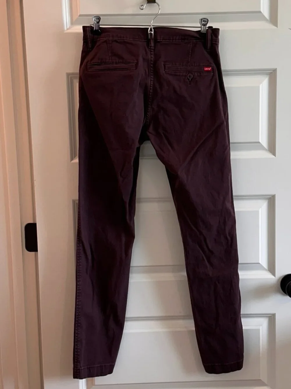 Levi's XX Chino Standard Taper Maroon Pants 28W 32L